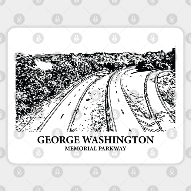 George Washington Memorial Parkway Sticker by Lakeric